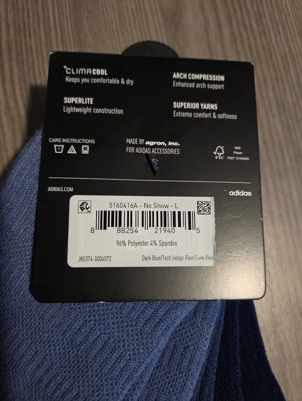 Adidas Men's No-Show Athletic Socks